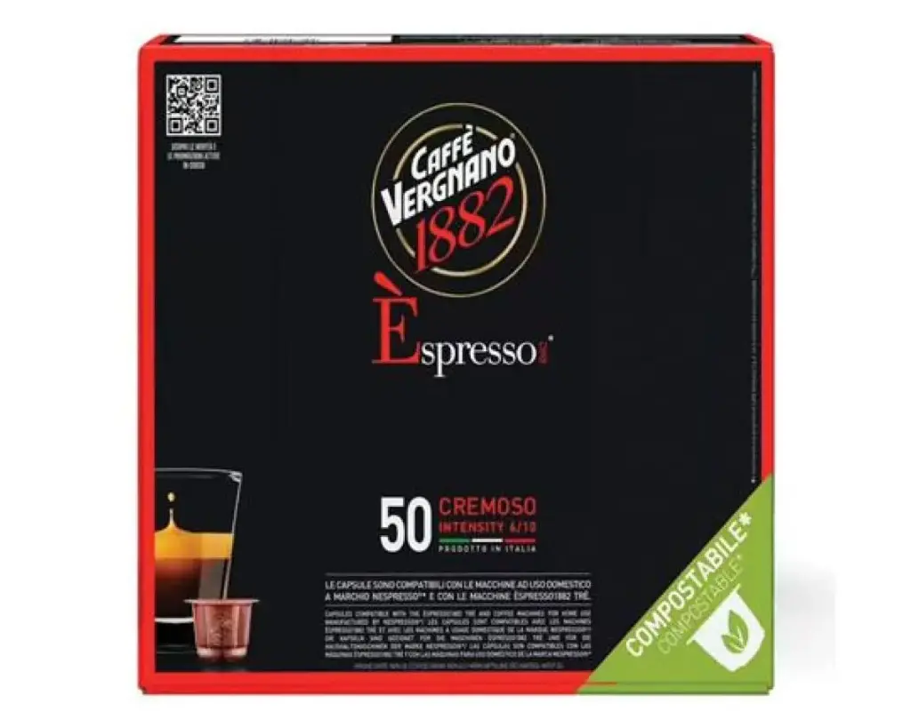 Compatible Nespresso Caffé Vergnano Cremoso X50