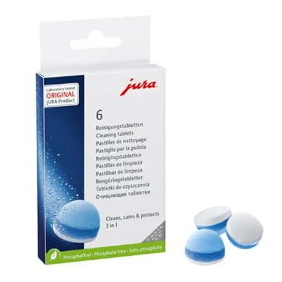 JURA - Boîte de 6 pastilles de nettoyage