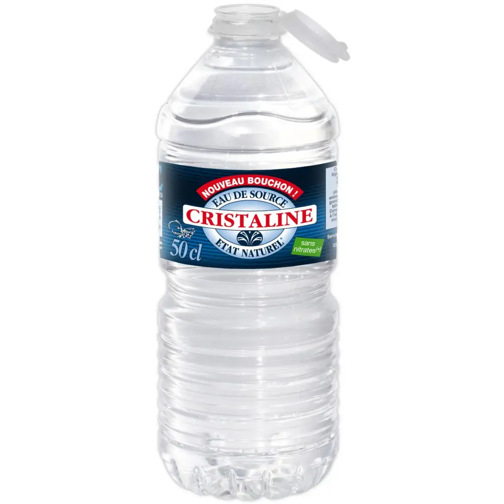 [BT05LCRIS] Bouteilles d'eau de source 50cl / Pack 24 unités