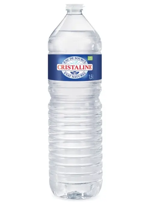 [BT1.5LCRIS] Bouteilles d'eau de source 1.5 litres/ Pack 6 unités